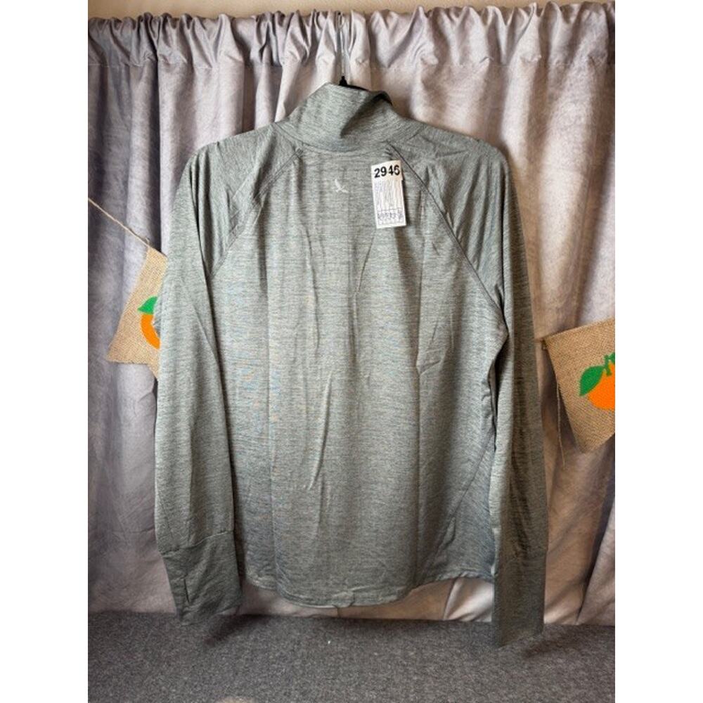 Eddie Bauer Women's Gray Resolution Stretch Long Sleeve 1/4 Zip Pullover L - Picture 3 of 10